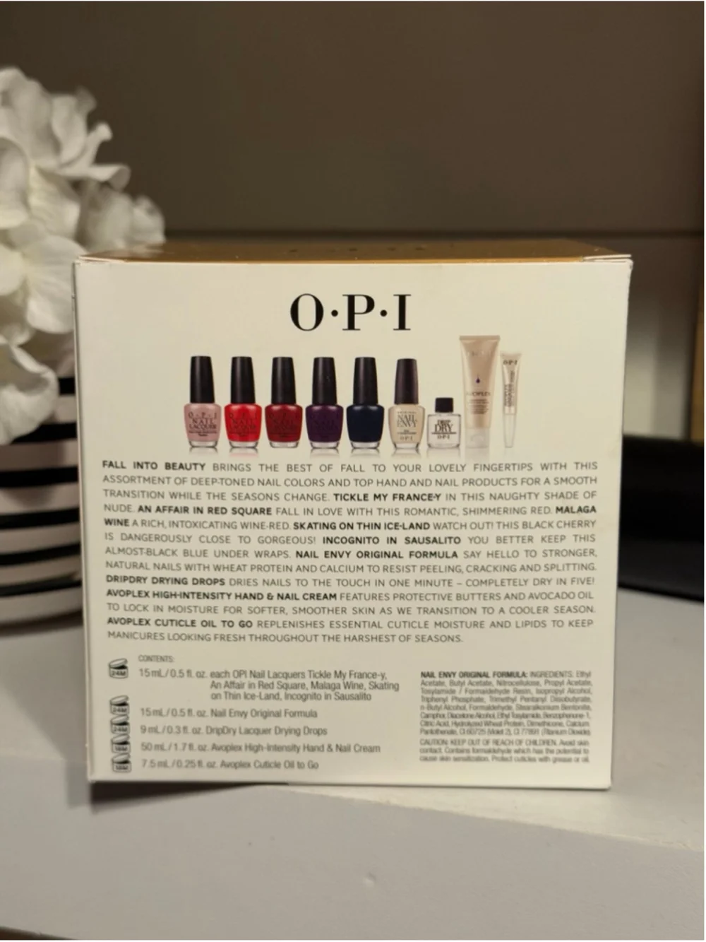 New Opi Fall Into Beauty Mini Nail Lacquer Holiday Pack
